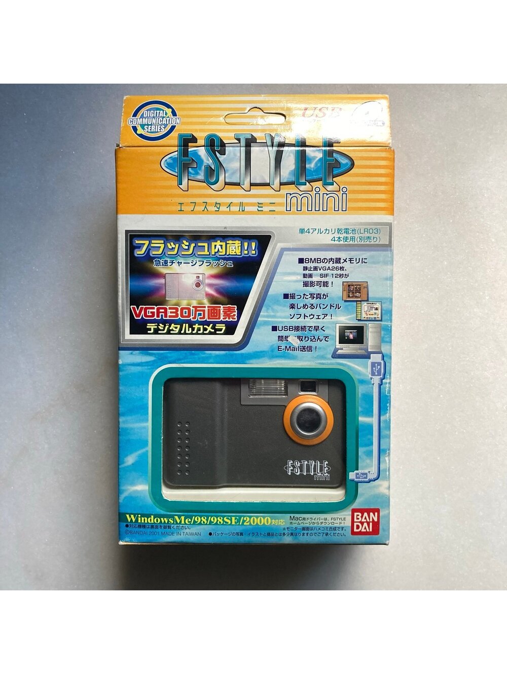 Bandai Fstyle mini Lofi Digital Toy Camera Vintage Retro Y2K Tested